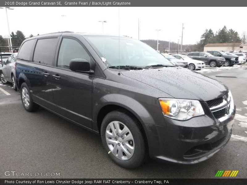 Granite Pearl / Black/Light Graystone 2018 Dodge Grand Caravan SE