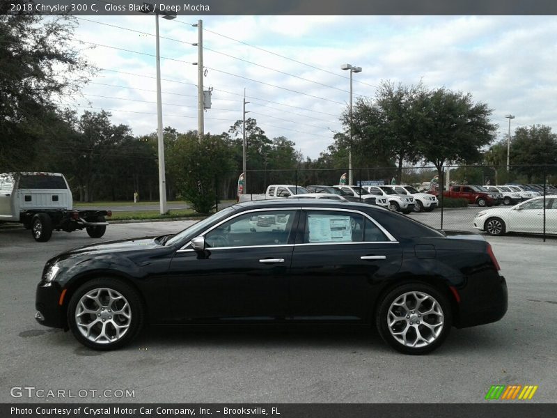 Gloss Black / Deep Mocha 2018 Chrysler 300 C