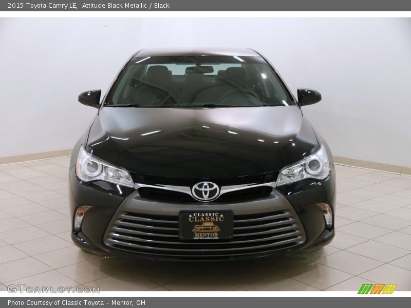 Attitude Black Metallic / Black 2015 Toyota Camry LE