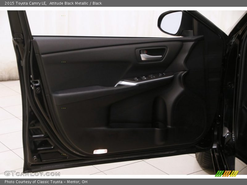 Attitude Black Metallic / Black 2015 Toyota Camry LE