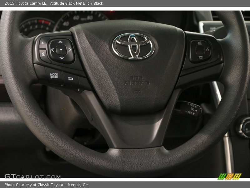 Attitude Black Metallic / Black 2015 Toyota Camry LE