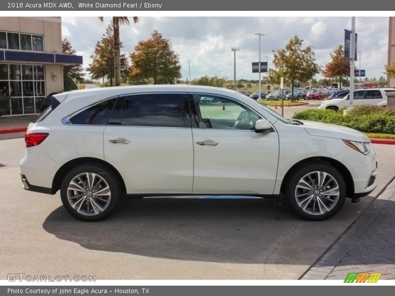 White Diamond Pearl / Ebony 2018 Acura MDX AWD