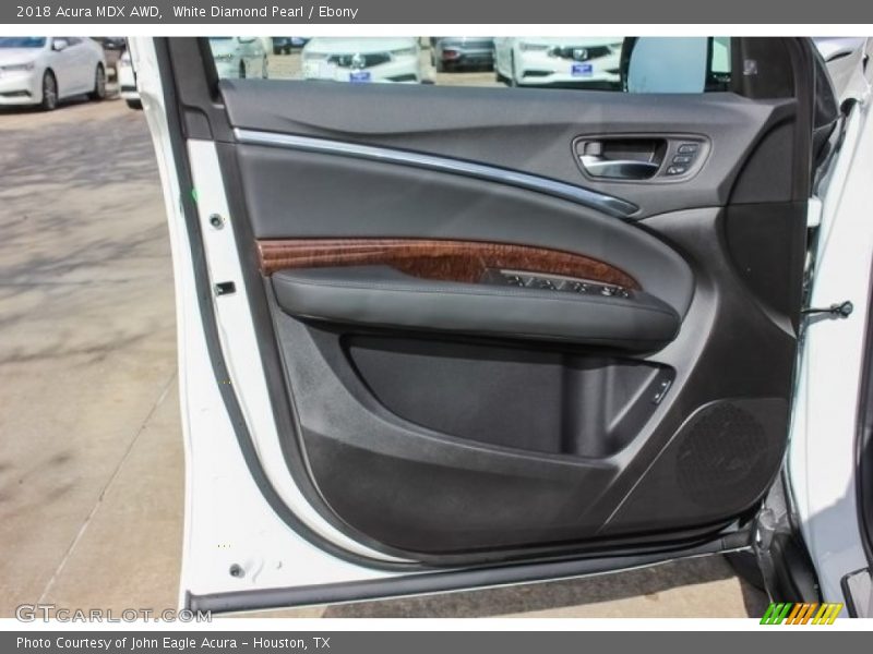 White Diamond Pearl / Ebony 2018 Acura MDX AWD