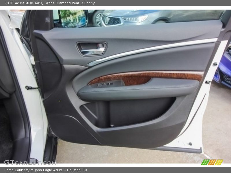White Diamond Pearl / Ebony 2018 Acura MDX AWD