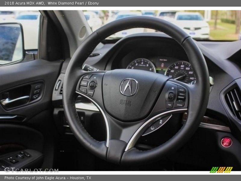 White Diamond Pearl / Ebony 2018 Acura MDX AWD