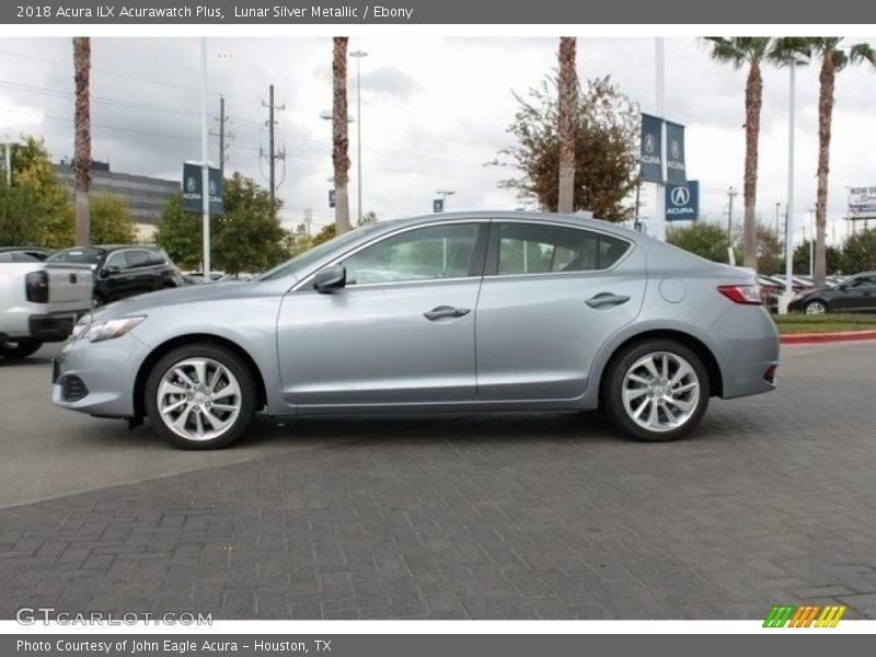 Lunar Silver Metallic / Ebony 2018 Acura ILX Acurawatch Plus