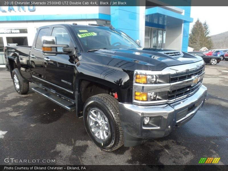 Black / Jet Black 2018 Chevrolet Silverado 2500HD LTZ Double Cab 4x4