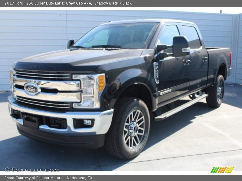 Shadow Black / Black 2017 Ford F250 Super Duty Lariat Crew Cab 4x4
