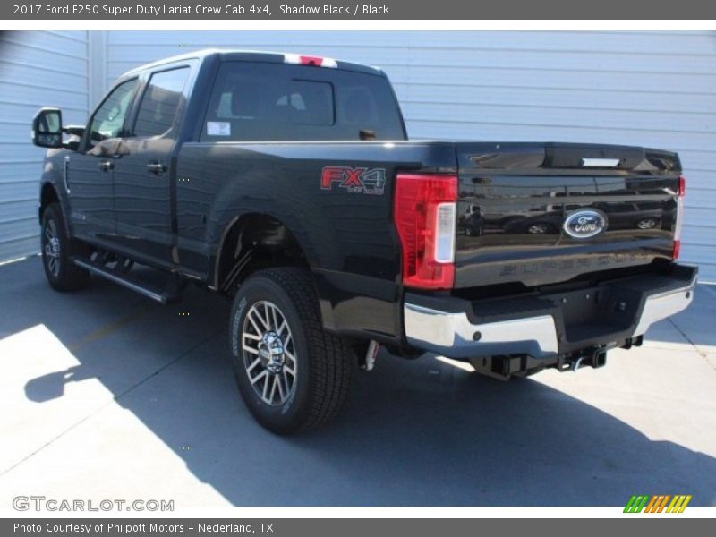 Shadow Black / Black 2017 Ford F250 Super Duty Lariat Crew Cab 4x4
