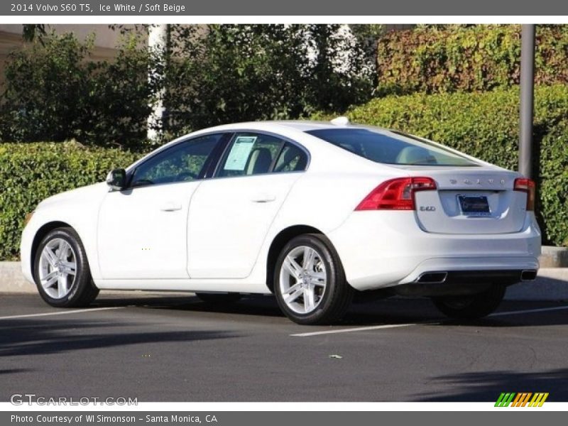 Ice White / Soft Beige 2014 Volvo S60 T5