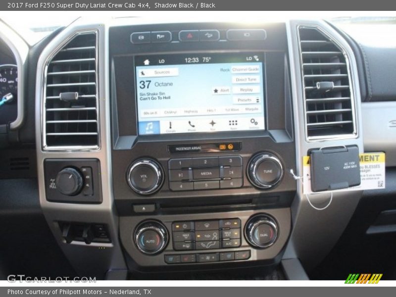 Shadow Black / Black 2017 Ford F250 Super Duty Lariat Crew Cab 4x4