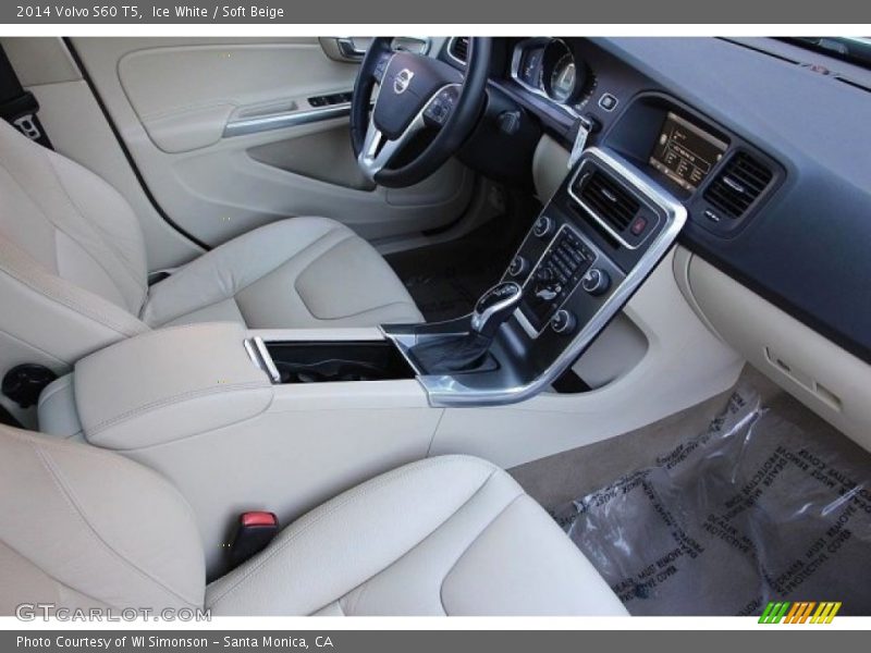 Ice White / Soft Beige 2014 Volvo S60 T5
