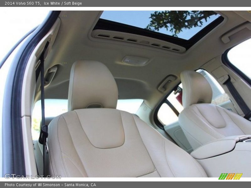 Ice White / Soft Beige 2014 Volvo S60 T5