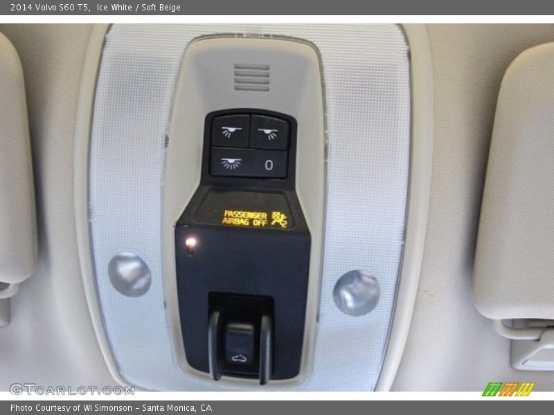 Ice White / Soft Beige 2014 Volvo S60 T5