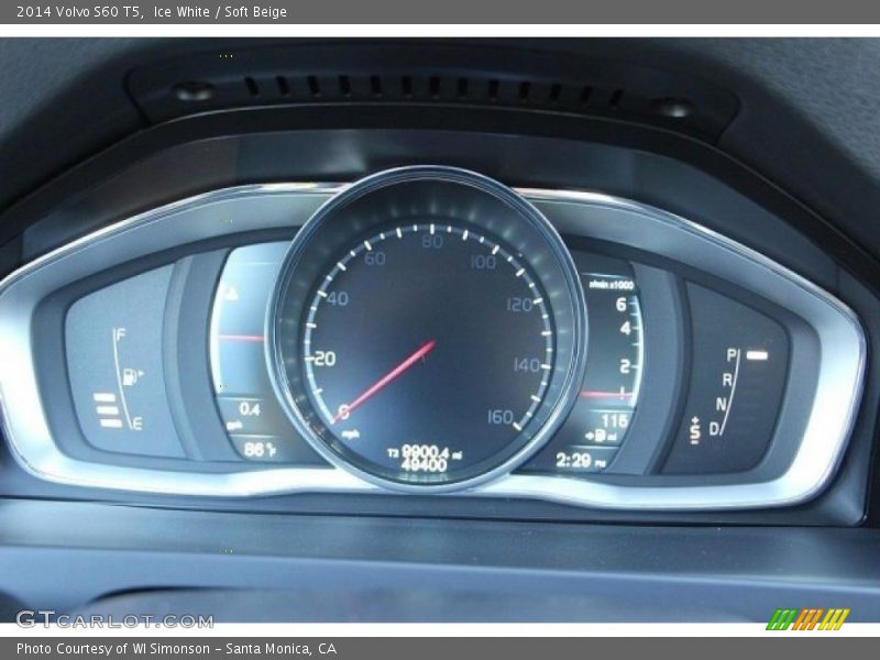 Ice White / Soft Beige 2014 Volvo S60 T5