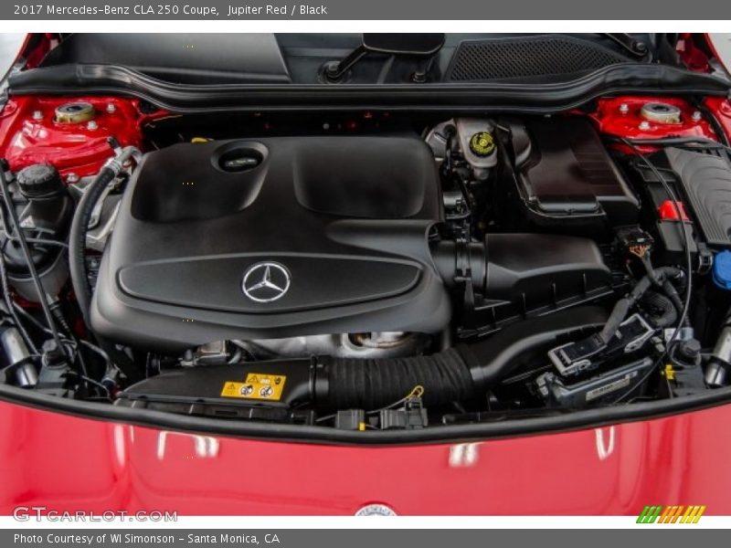 Jupiter Red / Black 2017 Mercedes-Benz CLA 250 Coupe