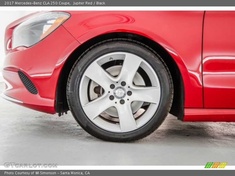 Jupiter Red / Black 2017 Mercedes-Benz CLA 250 Coupe
