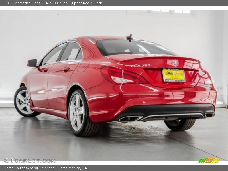 Jupiter Red / Black 2017 Mercedes-Benz CLA 250 Coupe