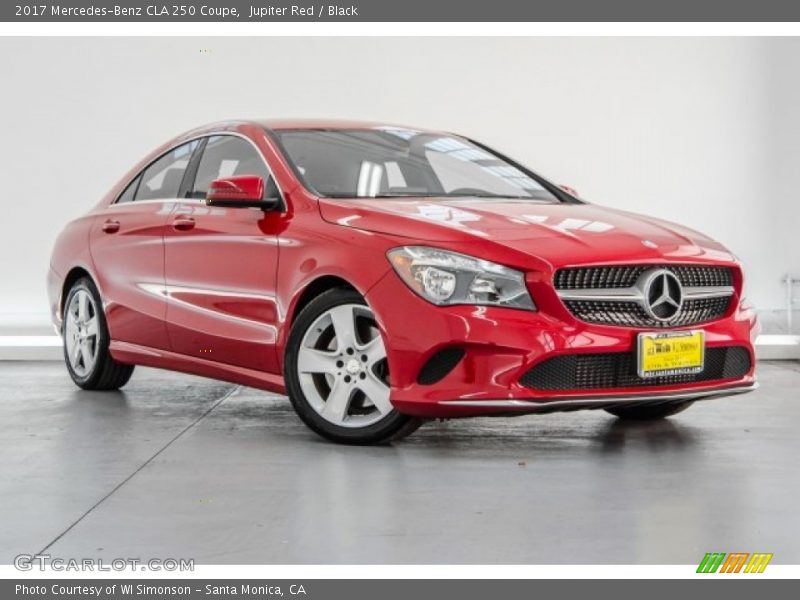 Jupiter Red / Black 2017 Mercedes-Benz CLA 250 Coupe
