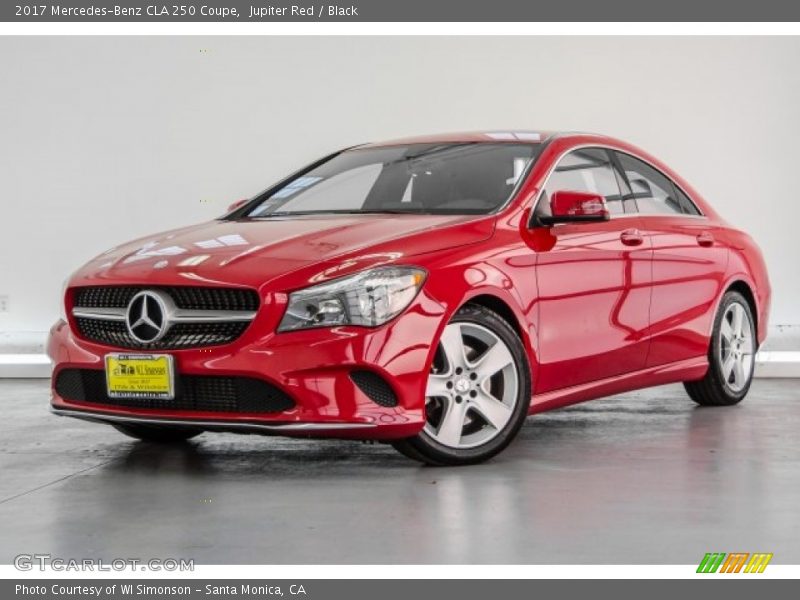 Jupiter Red / Black 2017 Mercedes-Benz CLA 250 Coupe