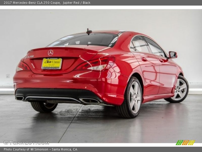 Jupiter Red / Black 2017 Mercedes-Benz CLA 250 Coupe