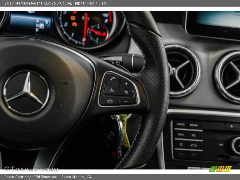 Jupiter Red / Black 2017 Mercedes-Benz CLA 250 Coupe
