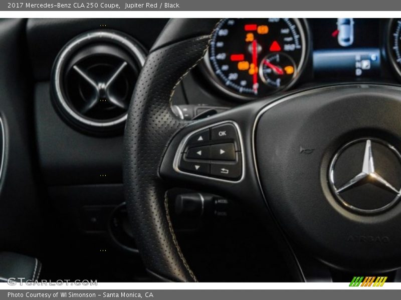 Jupiter Red / Black 2017 Mercedes-Benz CLA 250 Coupe
