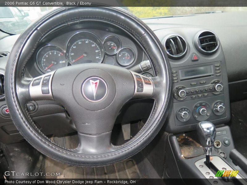 Black / Ebony 2006 Pontiac G6 GT Convertible