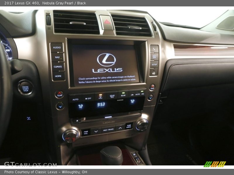 Nebula Gray Pearl / Black 2017 Lexus GX 460