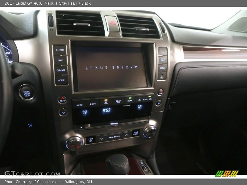 Nebula Gray Pearl / Black 2017 Lexus GX 460