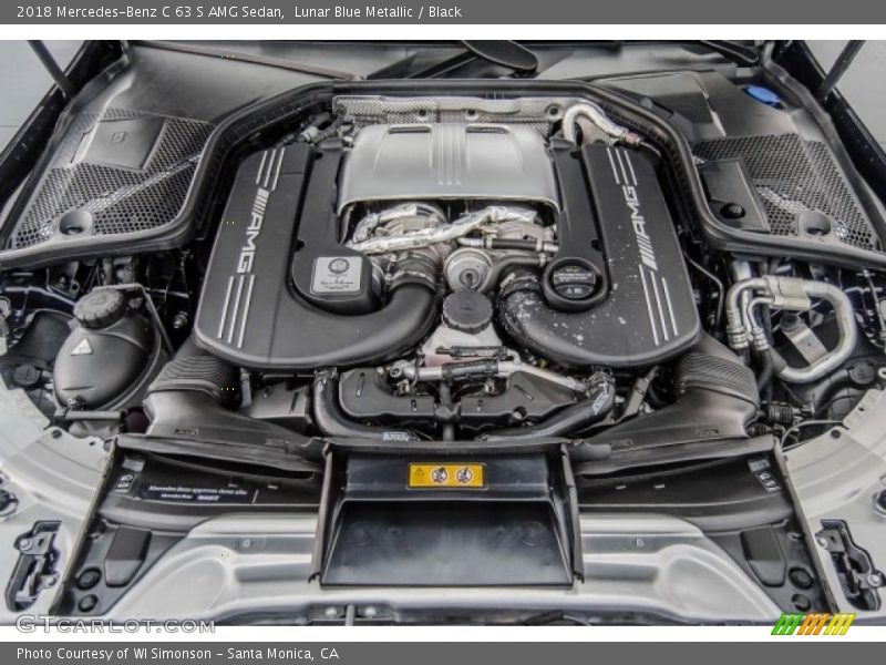  2018 C 63 S AMG Sedan Engine - 4.0 Liter AMG biturbo DOHC 32-Valve VVT V8