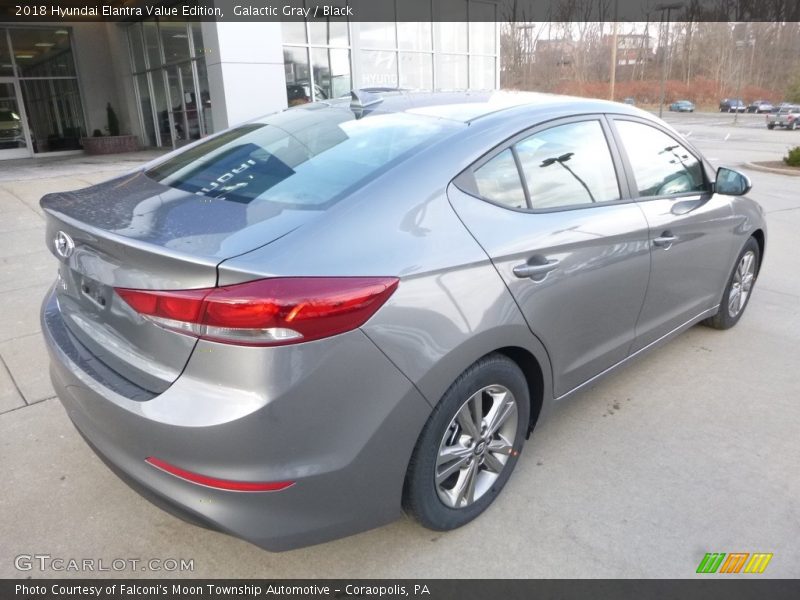 Galactic Gray / Black 2018 Hyundai Elantra Value Edition