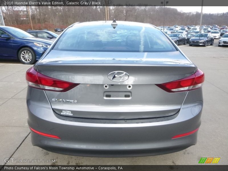 Galactic Gray / Black 2018 Hyundai Elantra Value Edition