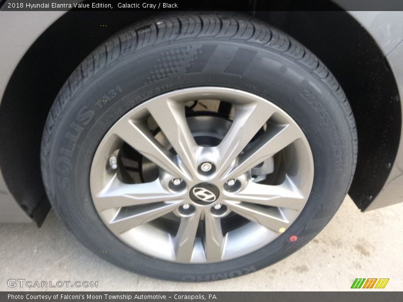 Galactic Gray / Black 2018 Hyundai Elantra Value Edition