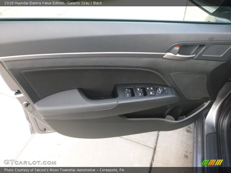 Galactic Gray / Black 2018 Hyundai Elantra Value Edition
