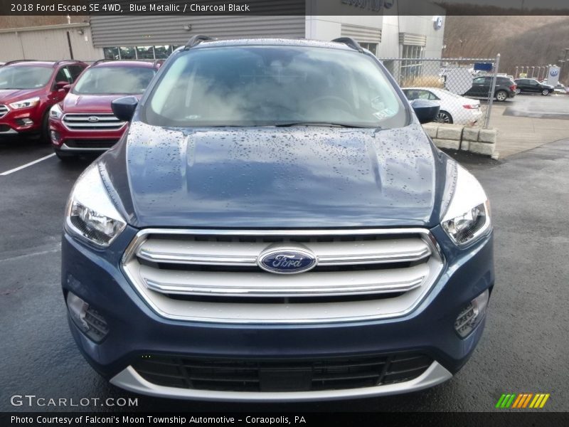 Blue Metallic / Charcoal Black 2018 Ford Escape SE 4WD