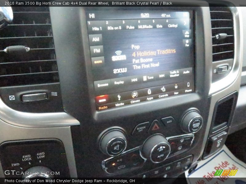 Brilliant Black Crystal Pearl / Black 2018 Ram 3500 Big Horn Crew Cab 4x4 Dual Rear Wheel