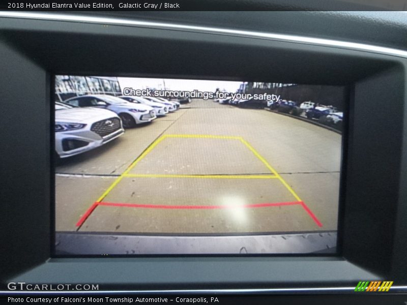 Galactic Gray / Black 2018 Hyundai Elantra Value Edition