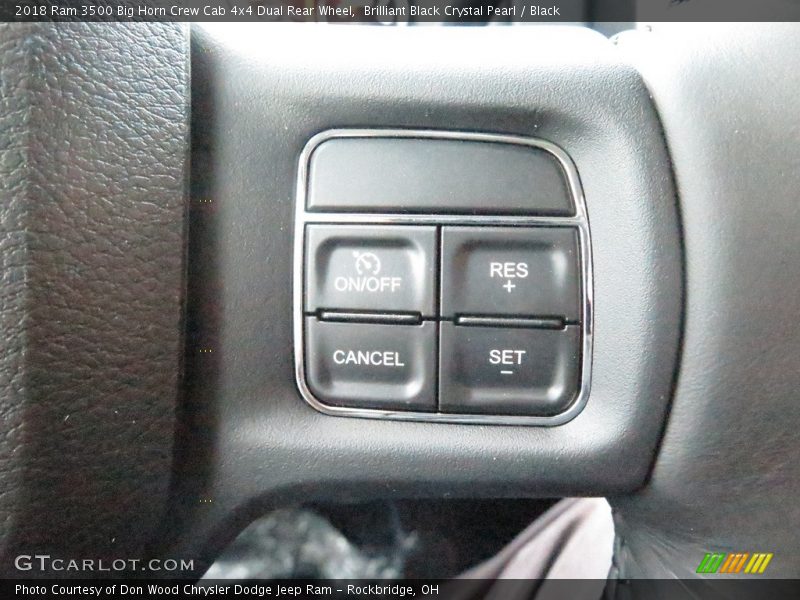 Brilliant Black Crystal Pearl / Black 2018 Ram 3500 Big Horn Crew Cab 4x4 Dual Rear Wheel