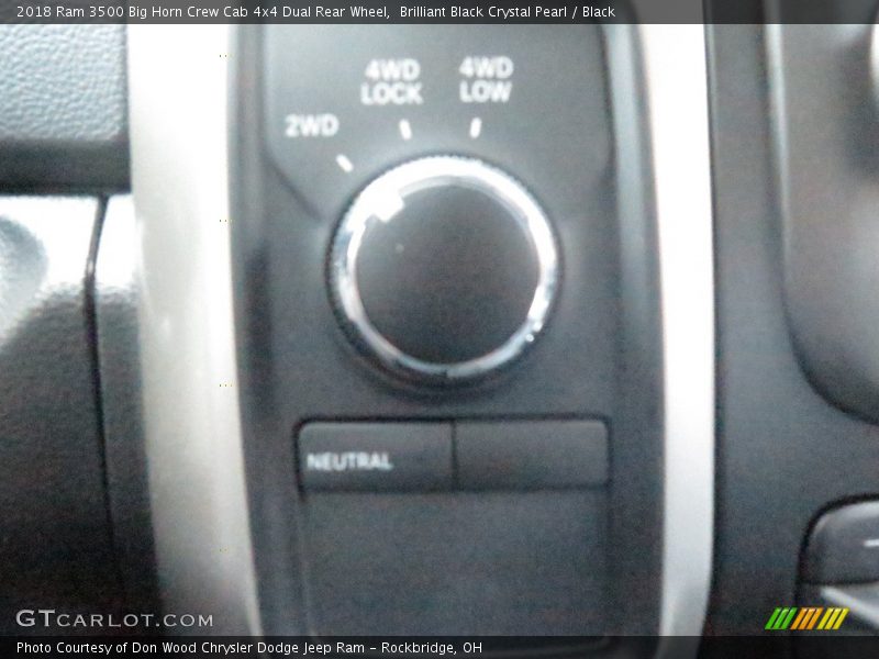 Brilliant Black Crystal Pearl / Black 2018 Ram 3500 Big Horn Crew Cab 4x4 Dual Rear Wheel