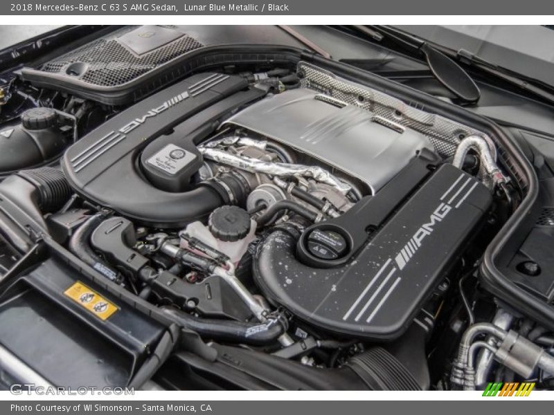  2018 C 63 S AMG Sedan Engine - 4.0 Liter AMG biturbo DOHC 32-Valve VVT V8