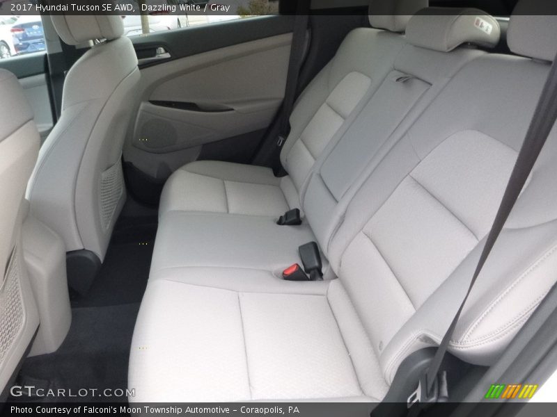 Dazzling White / Gray 2017 Hyundai Tucson SE AWD