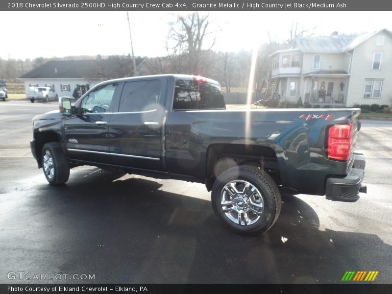 Graphite Metallic / High Country Jet Black/Medium Ash 2018 Chevrolet Silverado 2500HD High Country Crew Cab 4x4
