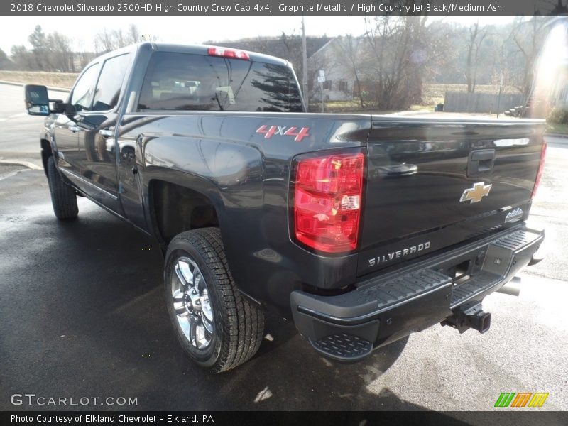Graphite Metallic / High Country Jet Black/Medium Ash 2018 Chevrolet Silverado 2500HD High Country Crew Cab 4x4