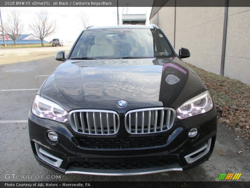 Jet Black / Canberra Beige/Black 2018 BMW X5 xDrive35i