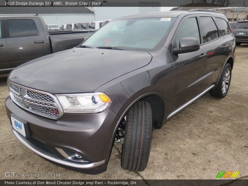 Bruiser Gray / Black 2018 Dodge Durango SXT AWD