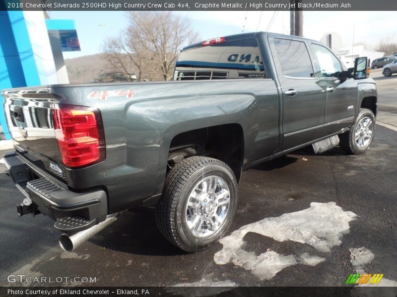 Graphite Metallic / High Country Jet Black/Medium Ash 2018 Chevrolet Silverado 2500HD High Country Crew Cab 4x4