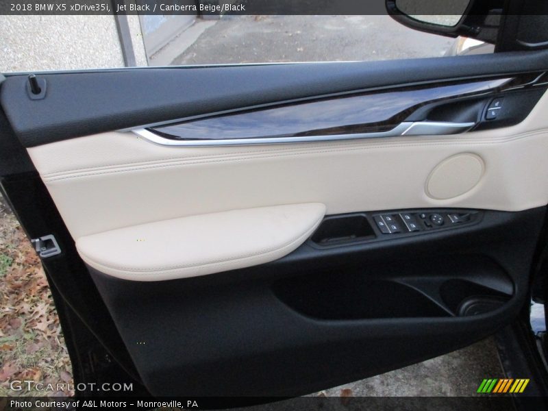 Jet Black / Canberra Beige/Black 2018 BMW X5 xDrive35i