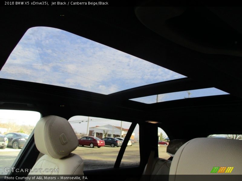 Jet Black / Canberra Beige/Black 2018 BMW X5 xDrive35i