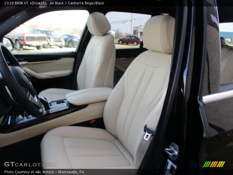 Jet Black / Canberra Beige/Black 2018 BMW X5 xDrive35i